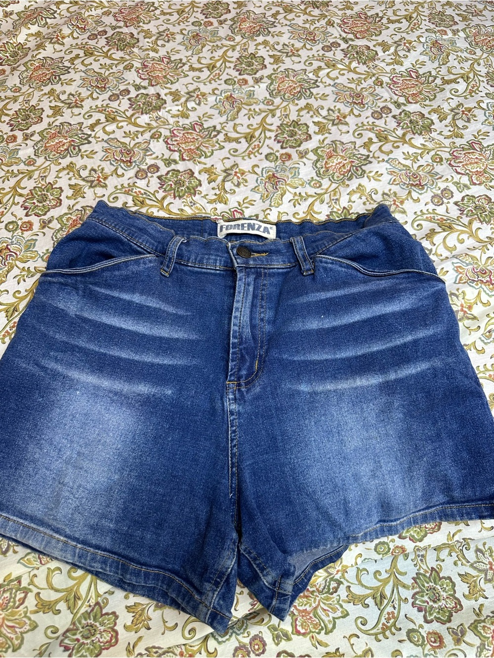 Forenza Blue Washed Denim Jean Shorts